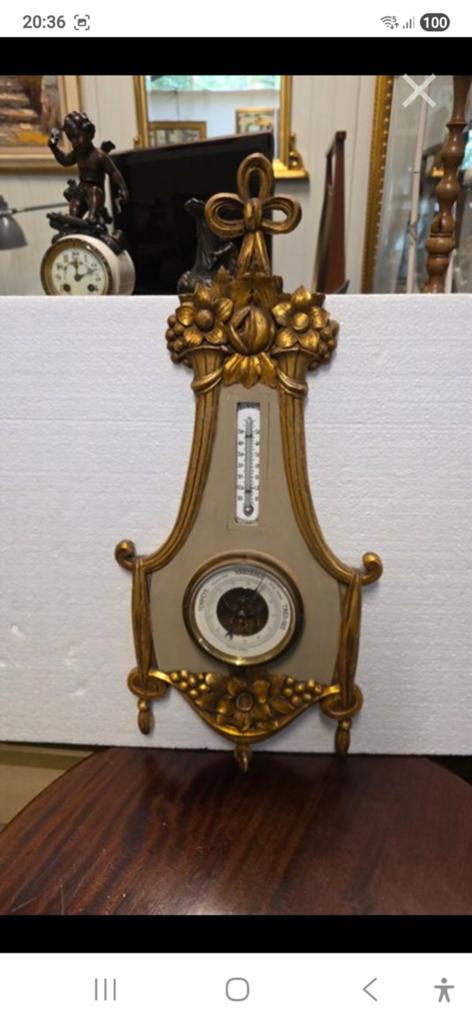 Antieke Louis XVI  barometer, Ophalen