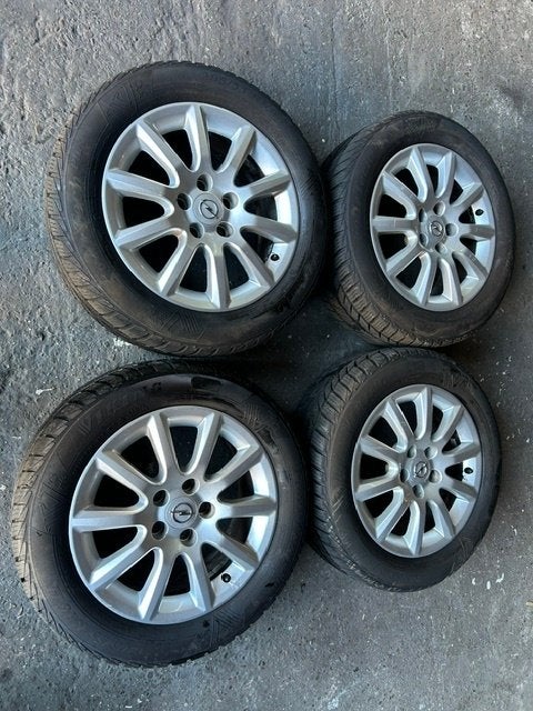 4 stuks LM velgen Opel met nieuwe All Season banden, Auto-onderdelen, Banden en Velgen, Ophalen, Info@apollotyres.nl, 16 inch