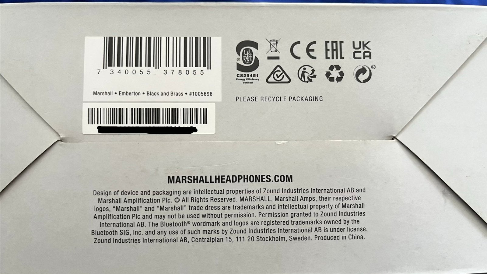Foto 7 van Marshall Emberton Bluetooth Speaker Wireless Water Resistant