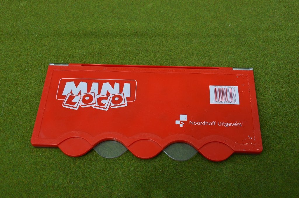 Mini Loco doos met 12 stenen, doorzichtige deksel, Ophalen of Verzenden, Gebruikt, Taal en Lezen