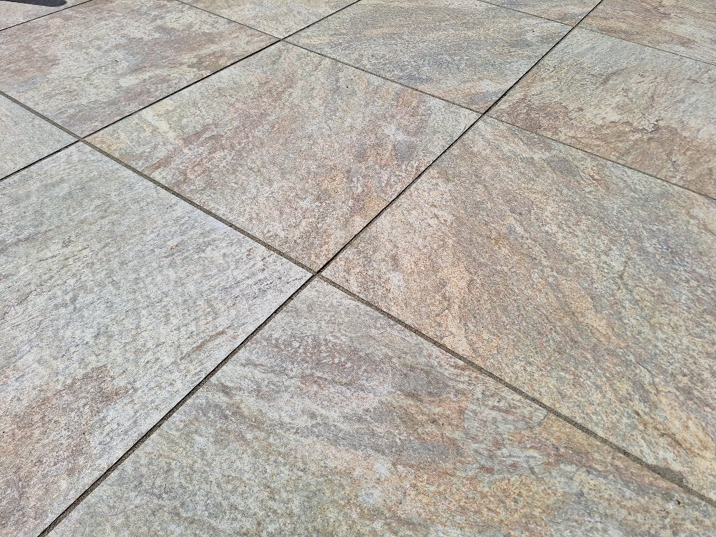 STUNT keramiek tuin / terrastegels Beige Gold 60x60x3 cm, Ophalen of Verzenden, Nieuw, Keramiek, Terrastegels
