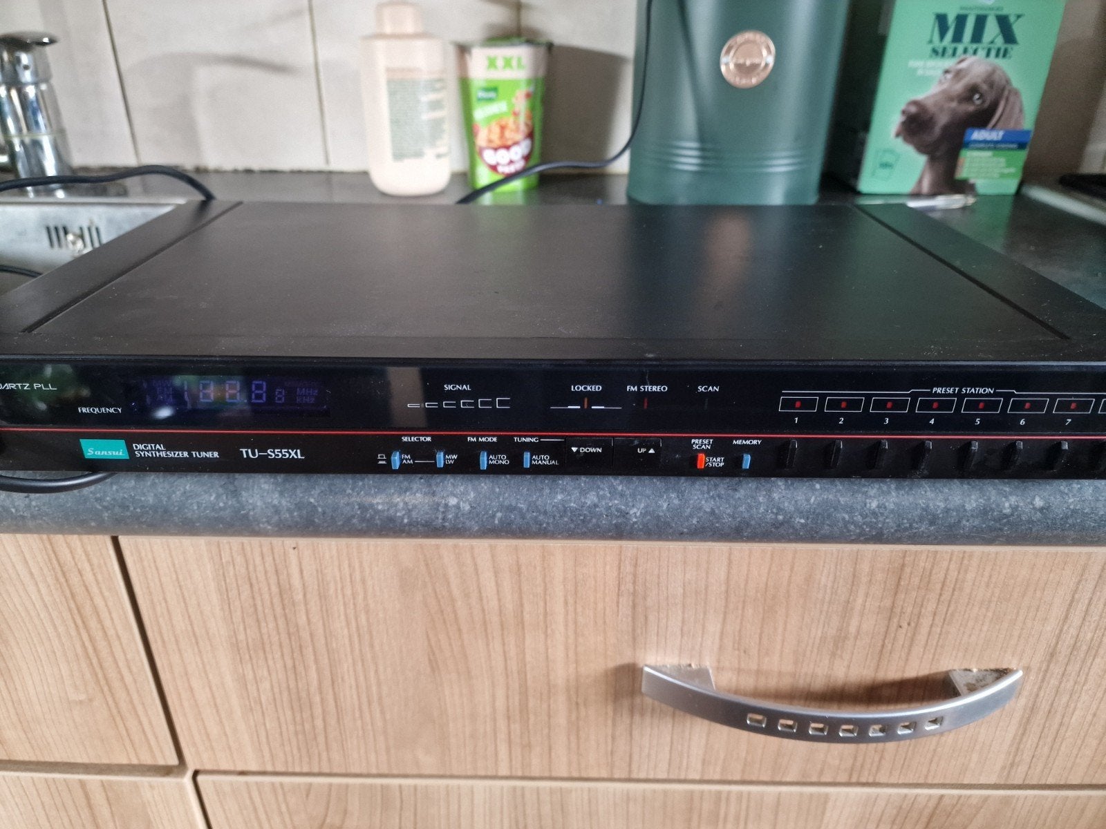 Sansui TU-S55XL Digitale Synthesizer Tuner, Ophalen of Verzenden, Gebruikt