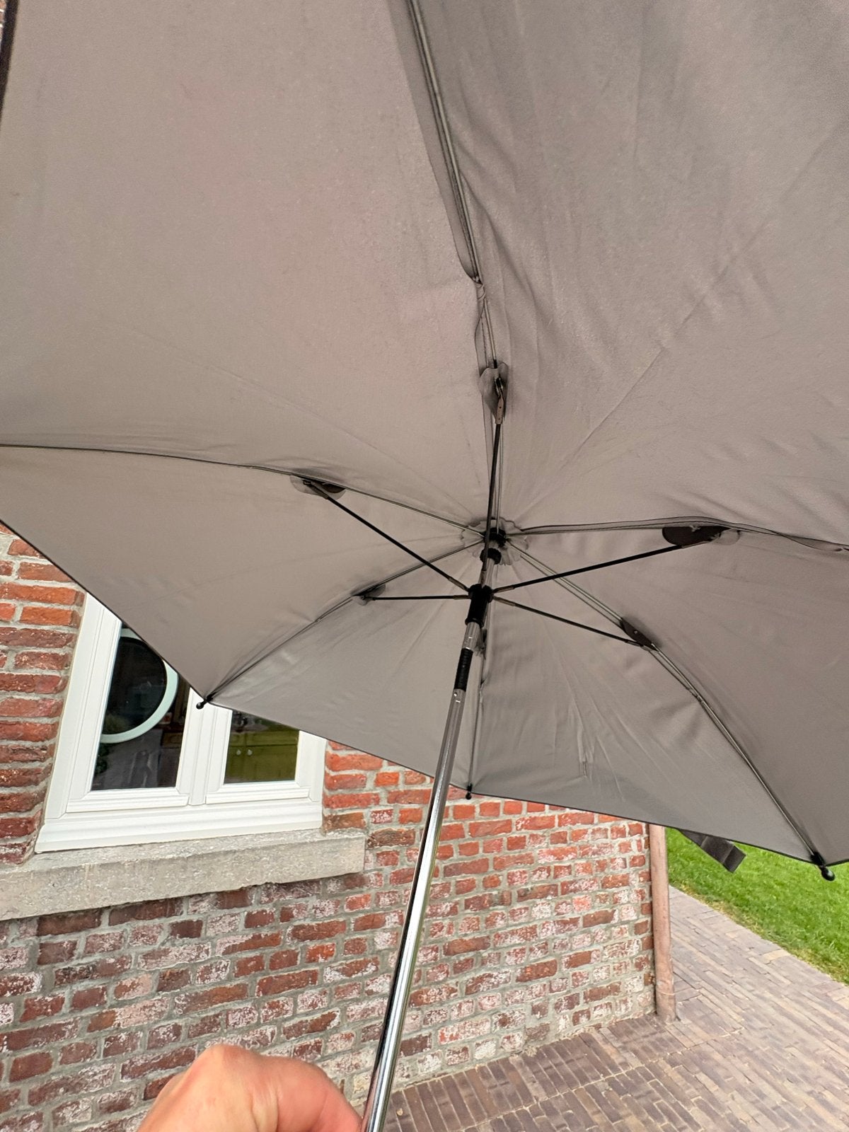 Parasol voor buggy of kinderwagen - Universele klem, Ophalen, Zo goed als nieuw, Kinderwagen, Overige merken