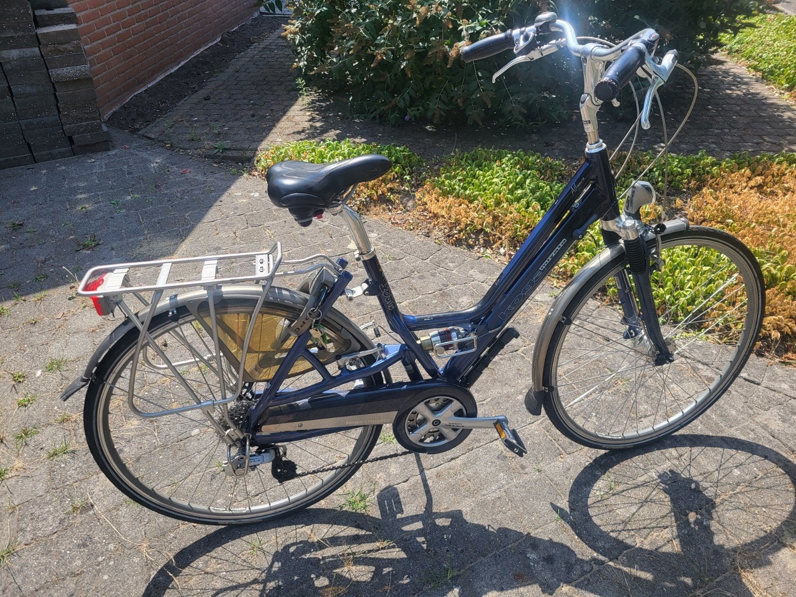 Koga Miyata damesfiets met 7 versnellingen en vering, Gebruikt, Velgrem, Versnellingen, 50 tot 53 cm