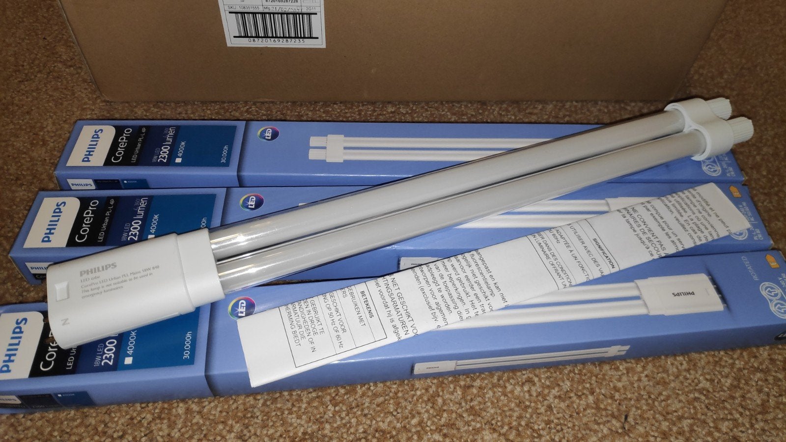 13x Philips LED PL-L vervangers 36W 840 / 4000k Lantaarnpaal, Ophalen of Verzenden