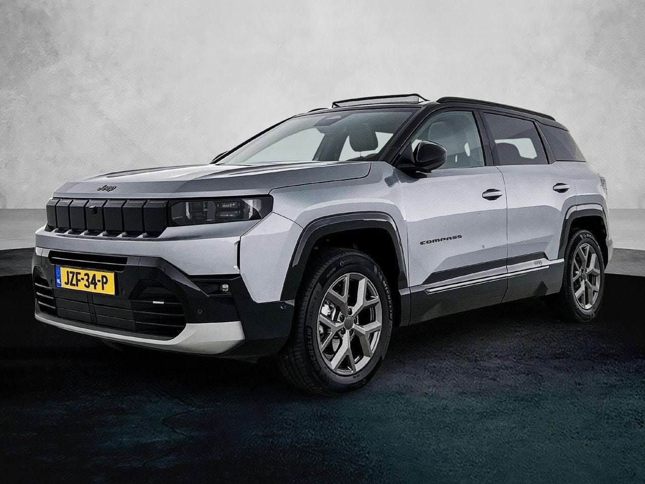 Jeep Compass 1.2 e-Hybrid First Edition Panodak | Navigatie/, Auto's, Automaat, 145 pk, Gebruikt, Compass