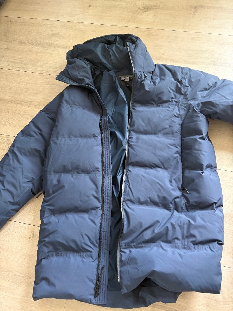 Patagonia winterjas - Glacier Parka, maat L, Maat 52/54 (L), Blauw, Ophalen of Verzenden, Zo goed als nieuw