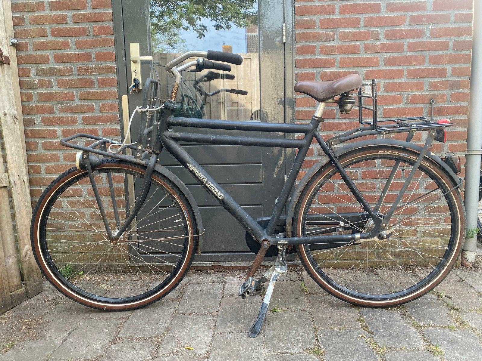 Sparta Pick-Up fiets met Schwalbe banden en rekken, Ophalen of Verzenden, Gebruikt, Sparta
