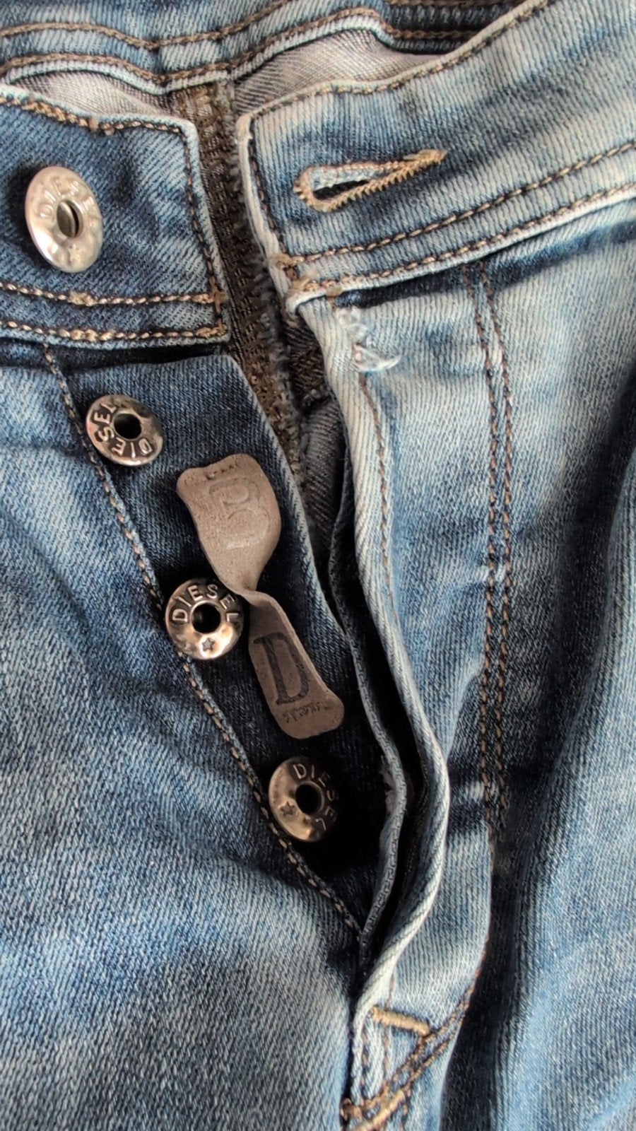 Diesel Iakop Vintage Stretch Jeans W29 L32 - Made in Italy, Kleding | Heren, Ophalen, Diesel, Blauw, W32 (confectie 46) of kleiner