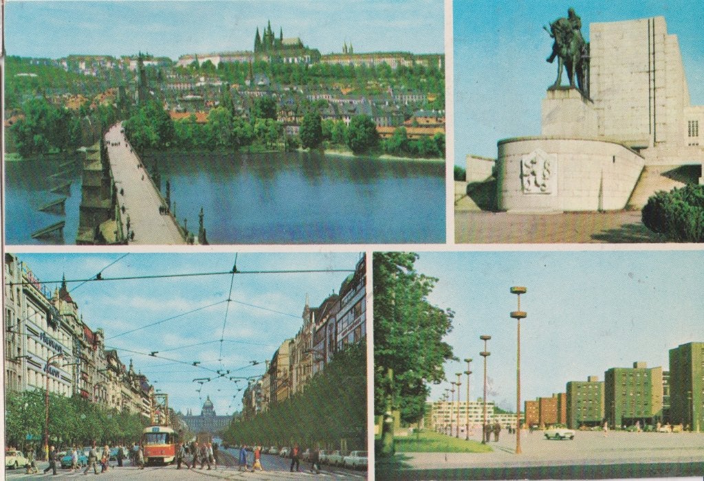 Tsjechoslowakije 1969 Praag Groeten > Linz Oostenrijk, Verzenden, 1960 tot 1980, Gelopen, Stad of Dorp