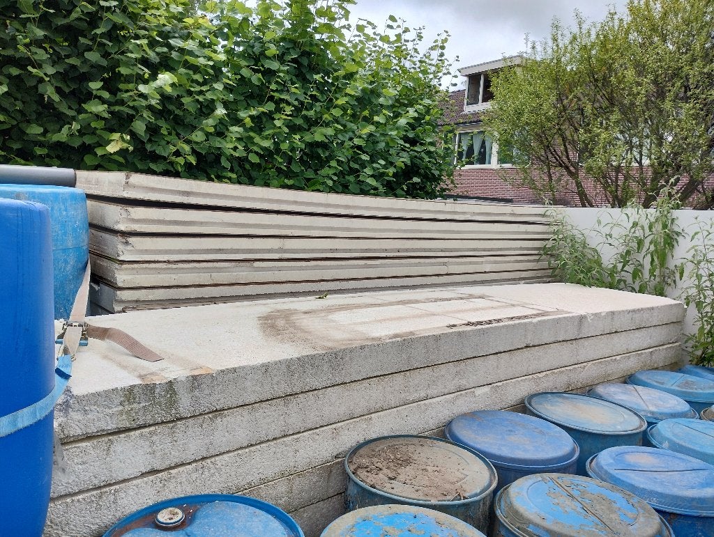 Piepschuim platen 400x100x12cm (23x), Doe-het-zelf en Verbouw, Ophalen, Gebruikt, 15 m² of meer, Piepschuim (Tempex)