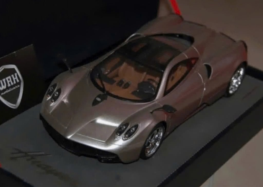 1:18 PAGANI HUAYRA champagne metallic LIMITED 330 BBR WRH, Hobby en Vrije tijd, Modelauto's | 1:18, Verzenden, Zo goed als nieuw