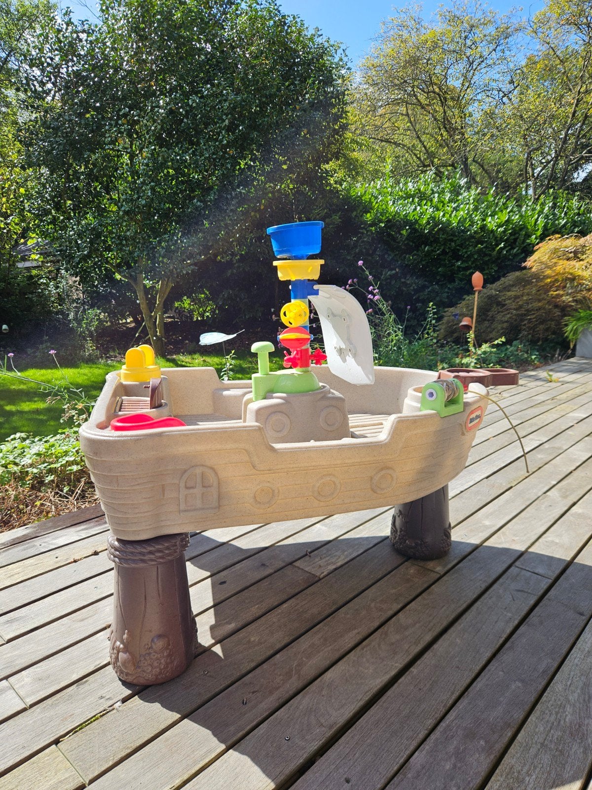 Little Tikes piraten water-/zandtafel, Ophalen, Gebruikt