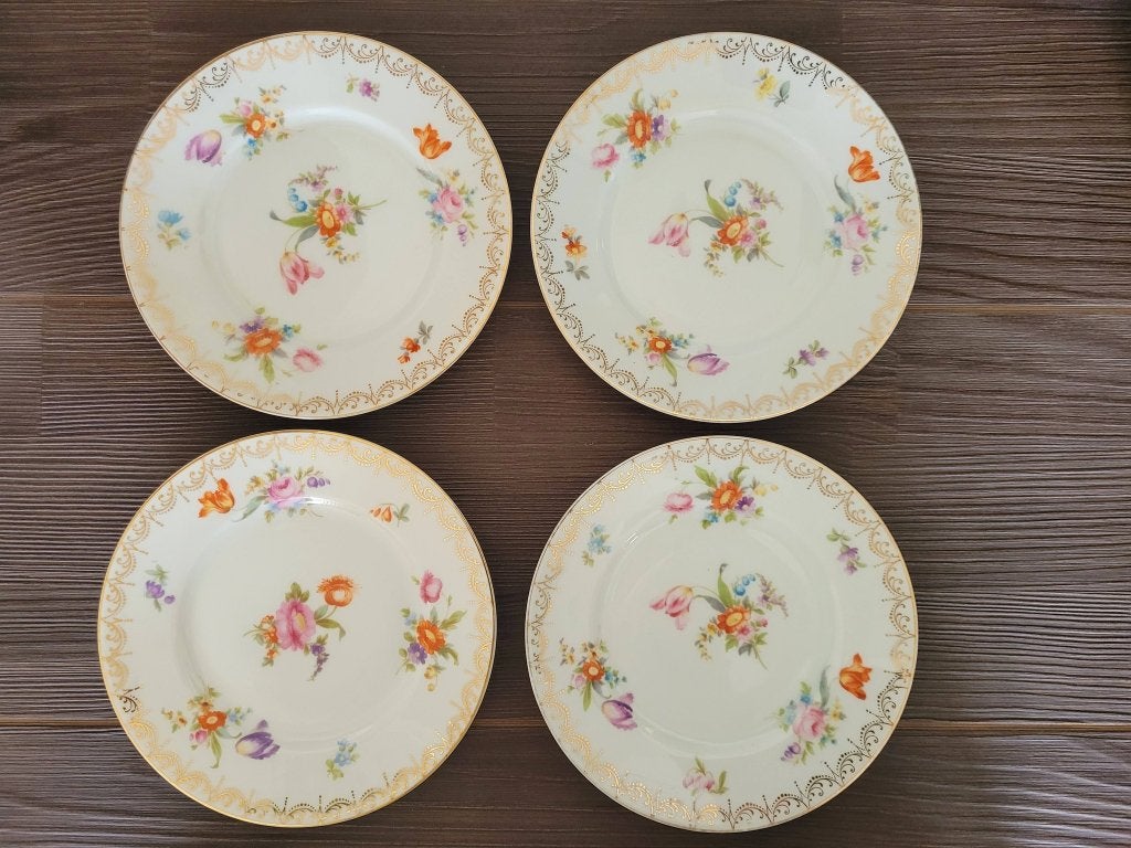 4 x gebaksbord Rosenthal 1891-1906, Ophalen of Verzenden