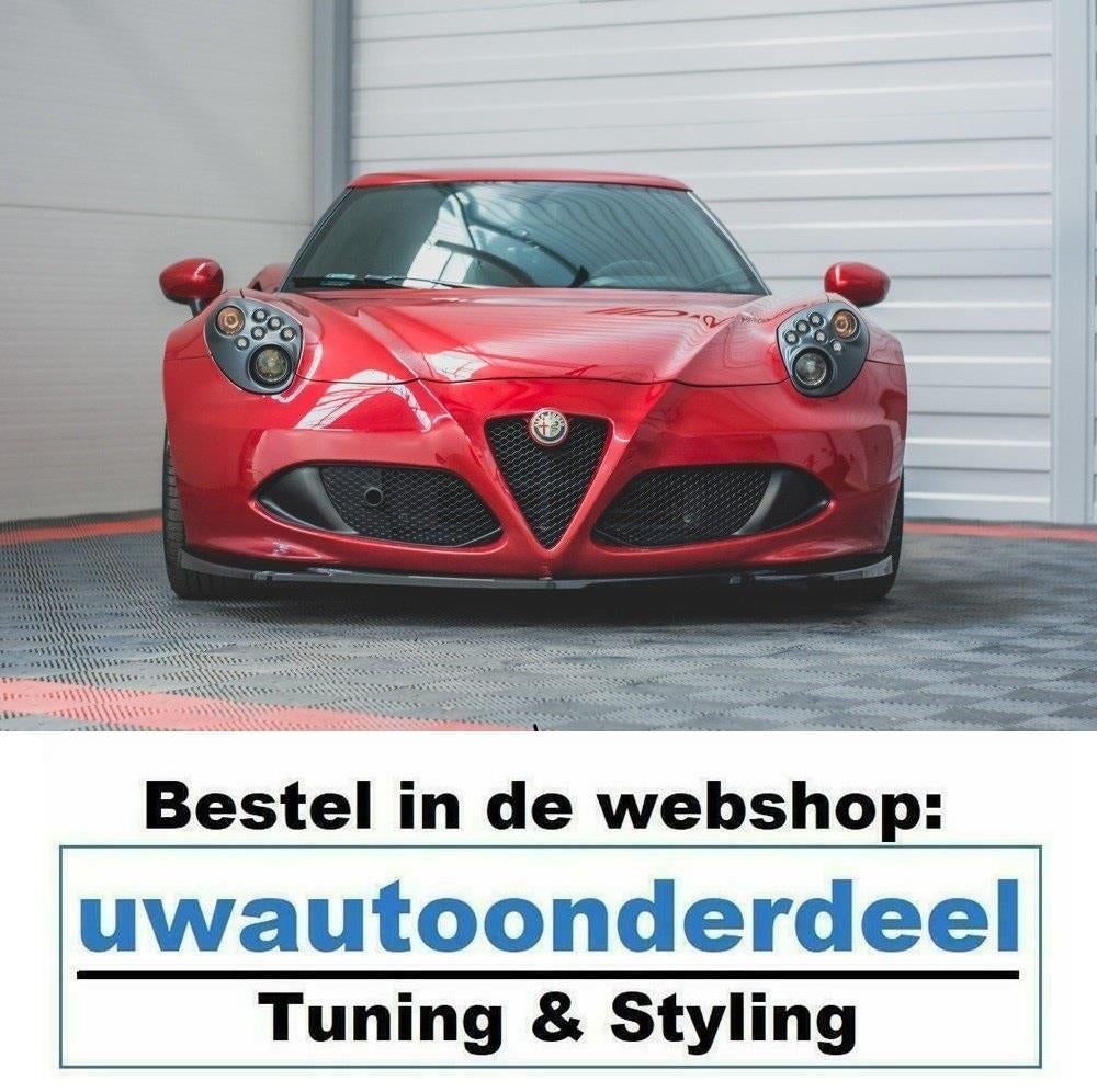 Maxton Spoiler Voorspoiler Lip Splitter Voor Alfa Romeo 4C, Auto diversen, Tuning en Styling, Verzenden