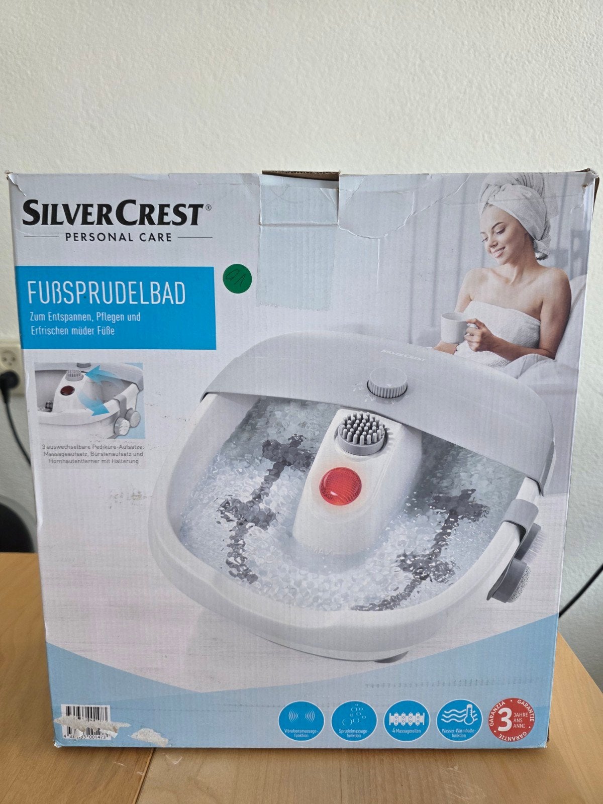 SilverCrest Voetenbad - Ontspanning en Verzorging, Ophalen of Verzenden, Nieuw, Hand- en Voetverzorging