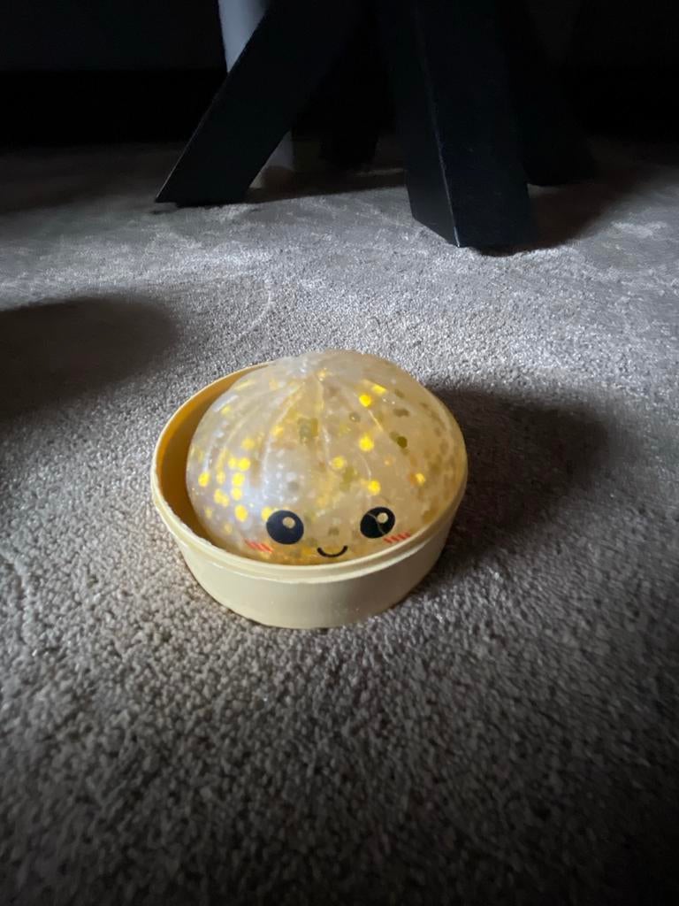 Zeldzame Glitter Dumpling Stressbal - Zo goed als nieuw!, Ophalen of Verzenden, Zo goed als nieuw, Jongen of Meisje