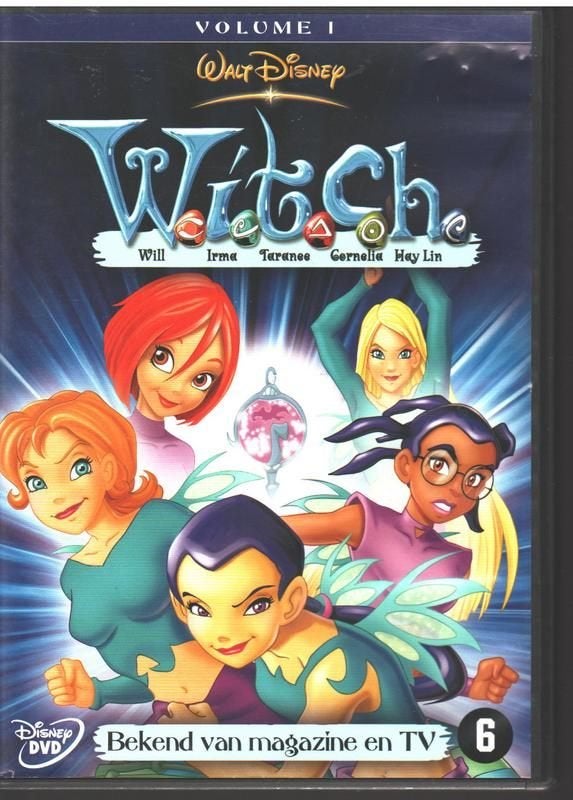DVD # W.I.T.C.H - voluume 1 krasvrij, Ophalen of Verzenden, Overige figuren, Zo goed als nieuw, Beeldje of Figuurtje