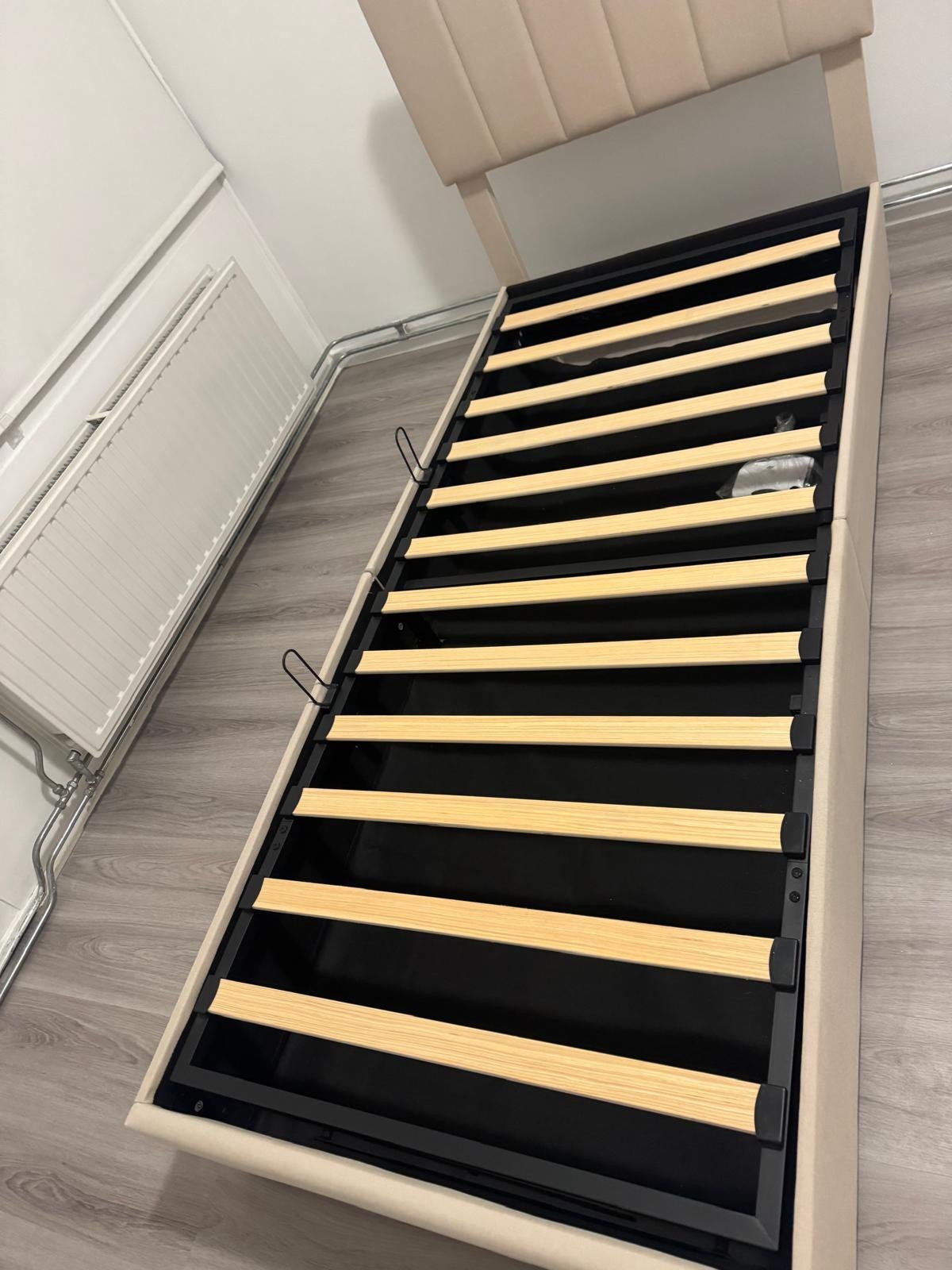 Eenpersoons bed, Ophalen, Overige materialen, 100 cm, Eenpersoons