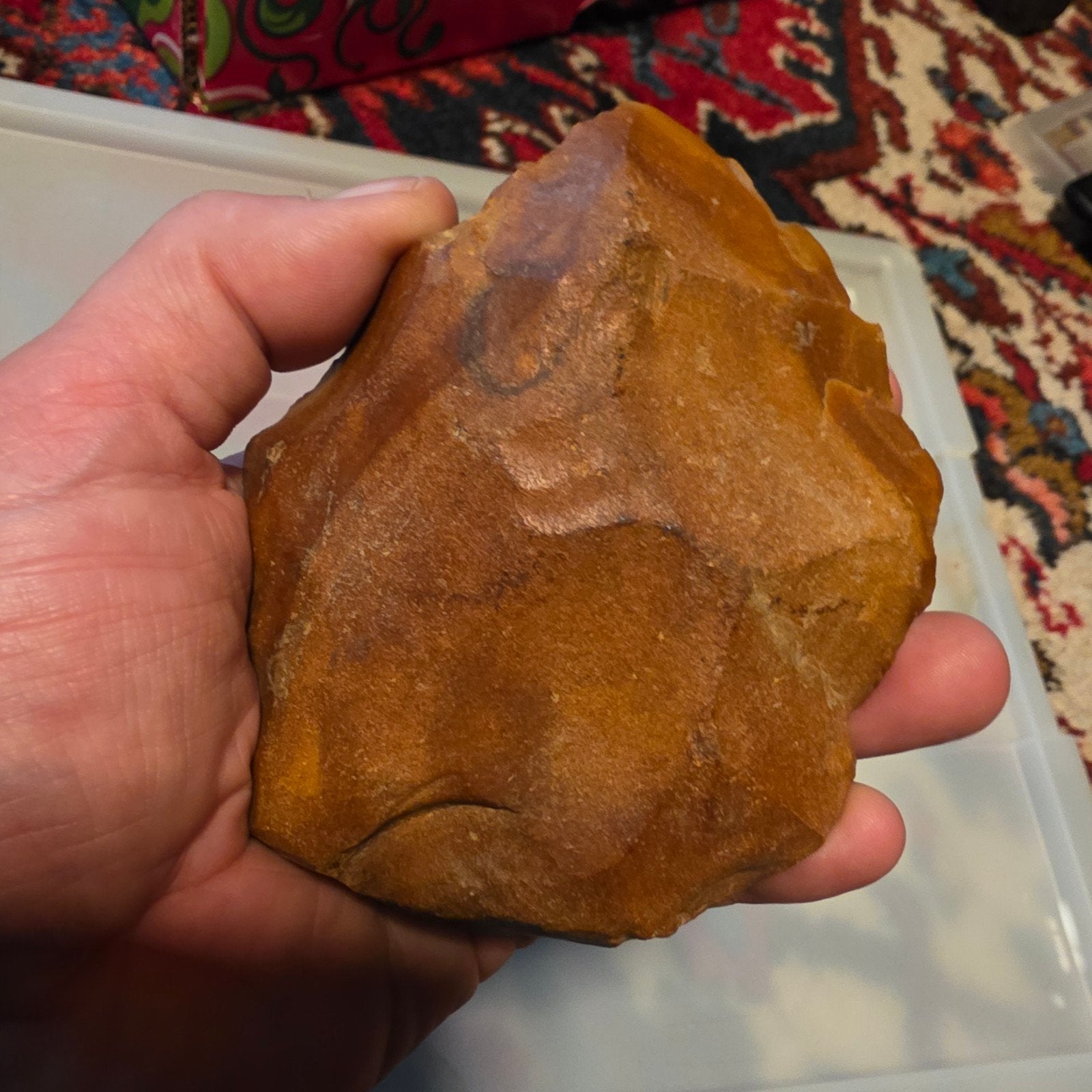 XL Neanderthaler Vuistbijl - Authentiek, Ophalen of Verzenden, Gebruikt