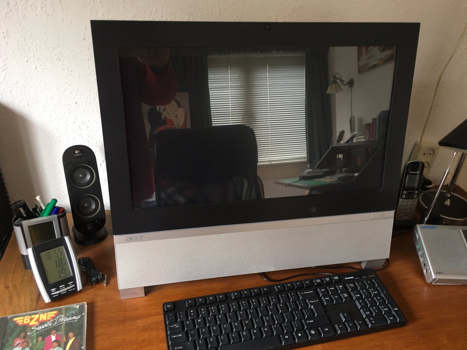 Acer computer, Ophalen of Verzenden, Zo goed als nieuw, Vrijstaande haard, Elektrische haard