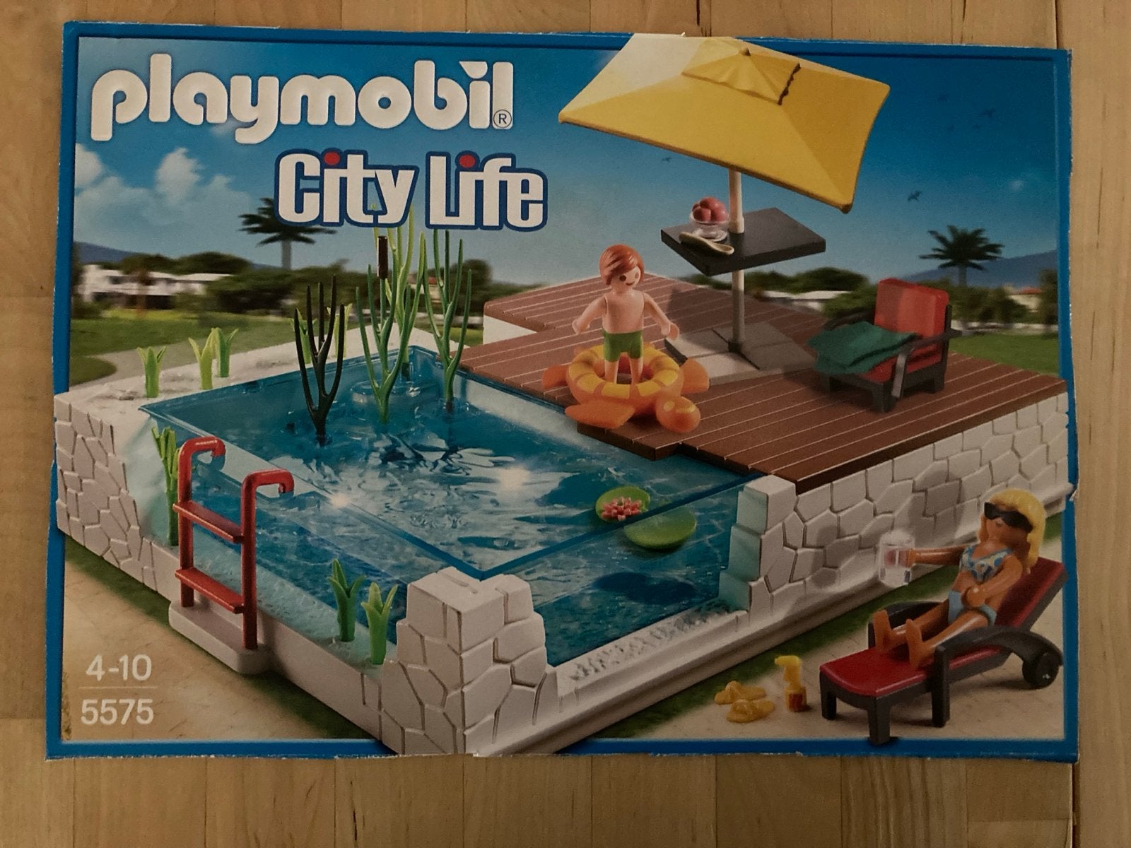 Playmobil City Life Zwembad (Set 5575), Complete set, Overige typen, Ophalen of Verzenden, Zo goed als nieuw
