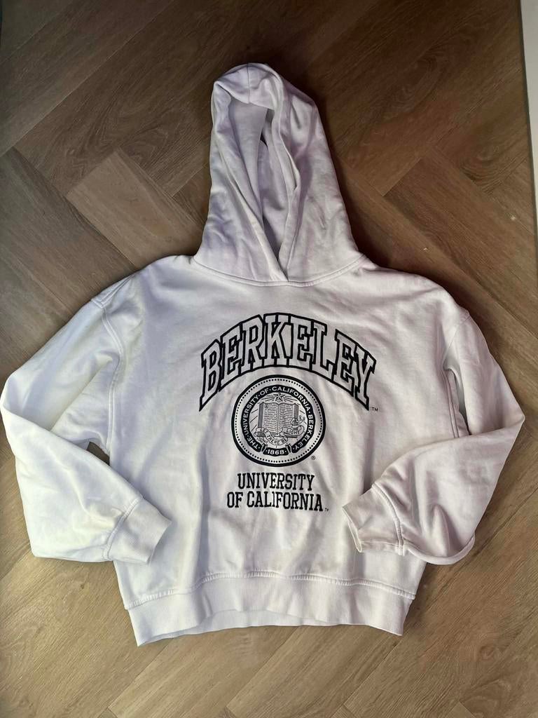 Witte H&M Berkeley hoodie - Maat XS, Ophalen of Verzenden, Zo goed als nieuw, Maat 34 (XS) of kleiner, Wit