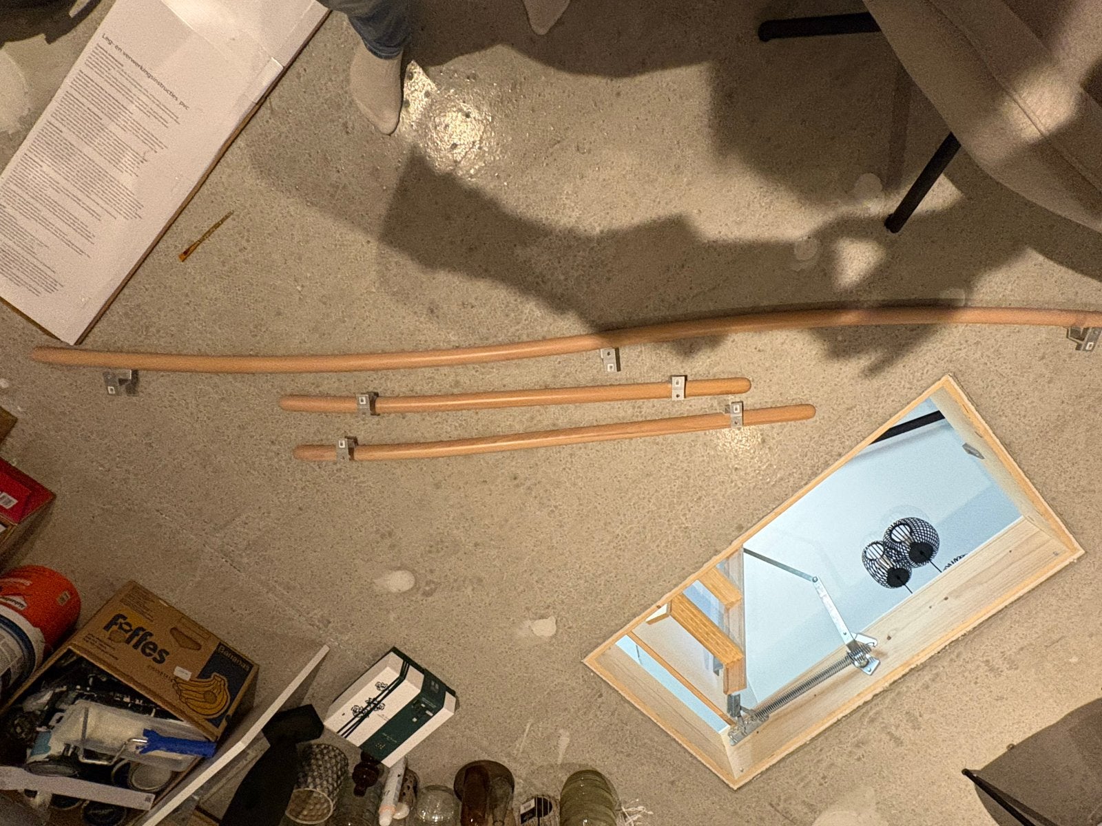 Houten leuningen, Ophalen, Gebruikt, Trap, 2 tot 4 meter