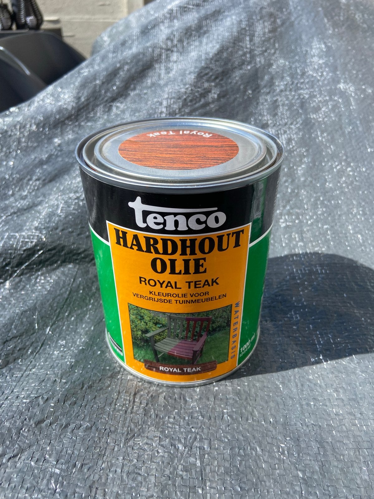 Tenco Hardhout Olie Royal Teak - Kleurolie Tuinmeubelen, Ophalen, Bruin, Nieuw, Beits