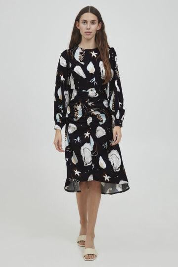 Ichi midi jurk mt XS/S nieuw, Ophalen of Verzenden, Zo goed als nieuw, Maat 34 (XS) of kleiner, Onder de knie