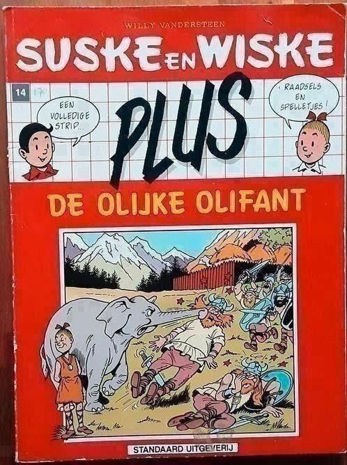 Suske en Wiske plus 14 De olijke olifant - Vandersteen 1993, Eén stripboek, Ophalen of Verzenden, Zo goed als nieuw