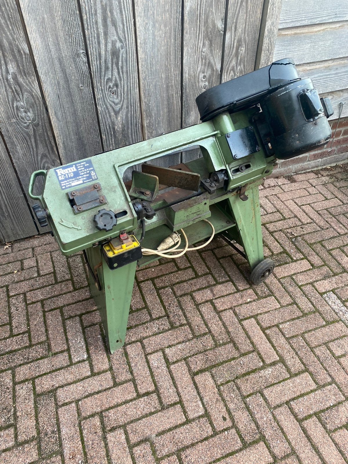 Ferm bz110 lintzaag metaalzaag, 70 mm of meer, Ophalen of Verzenden, Zo goed als nieuw, Lintzaag