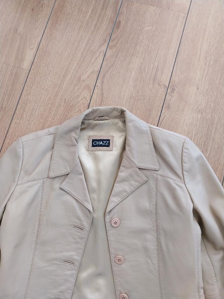 leren jasje, Kleding | Dames, Beige, Chaz, Jasje, Gedragen