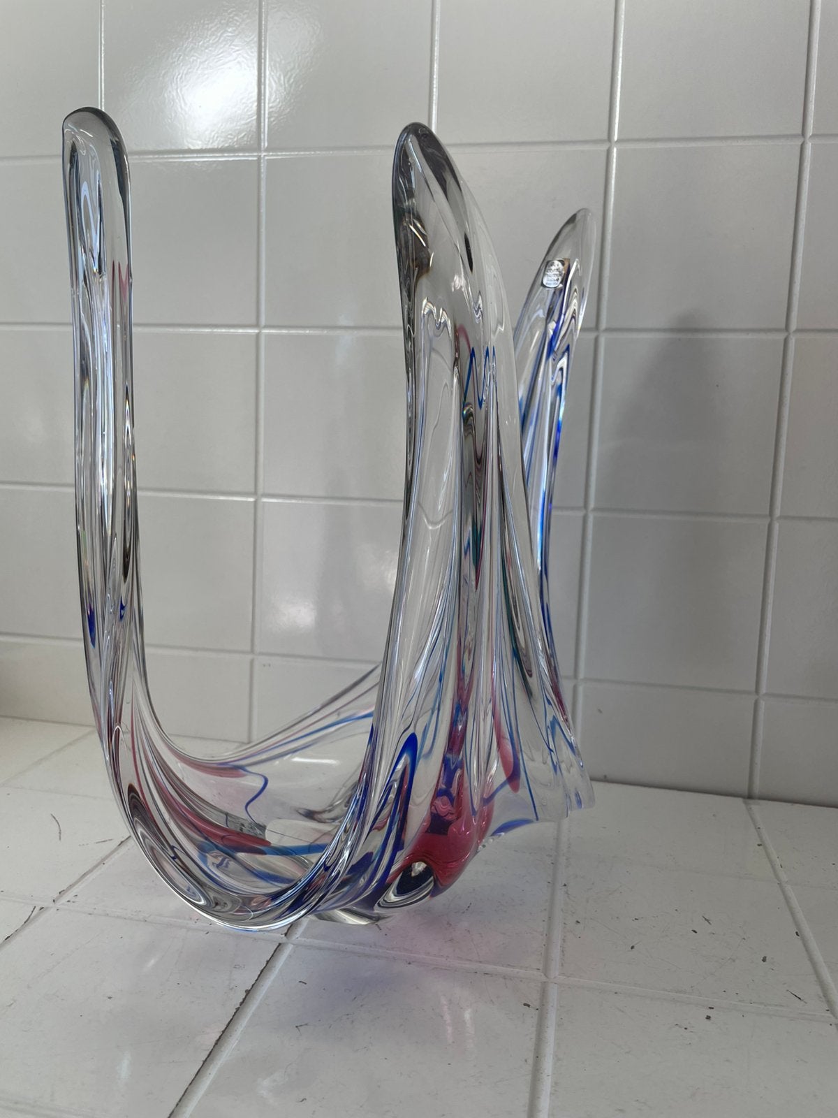 Glaskunst object Max Verboeket Crystal Maastricht, 1950, Ophalen
