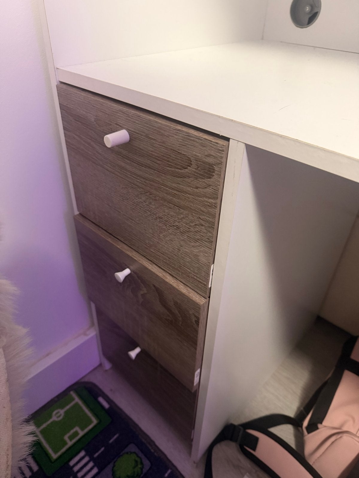 Hoogslaper met kast, lades, bureau en opbergruimte, Ophalen of Verzenden, Gebruikt, Hoogslaper of Stapelbed
