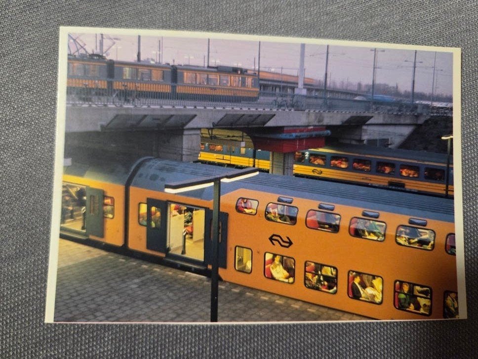 NS Dubbeldekker DDM1 Trein kaart, Ophalen of Verzenden, Trein