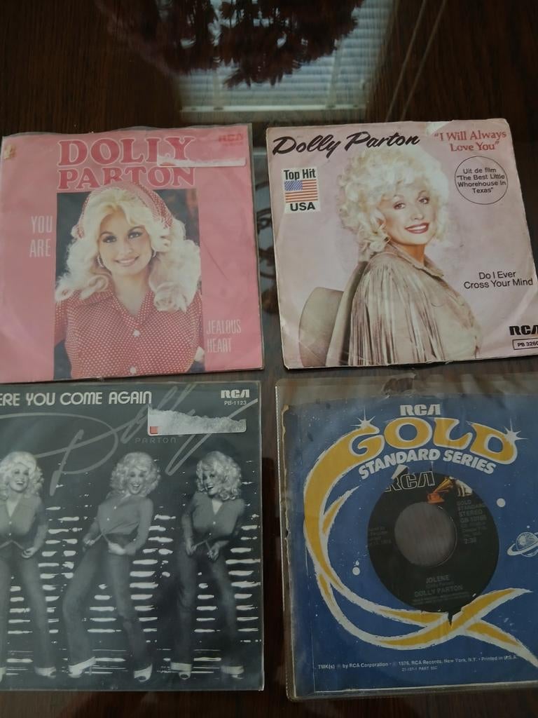 Vinyl singels dolly Parton, Ophalen of Verzenden, Gebruikt, Overige formaten