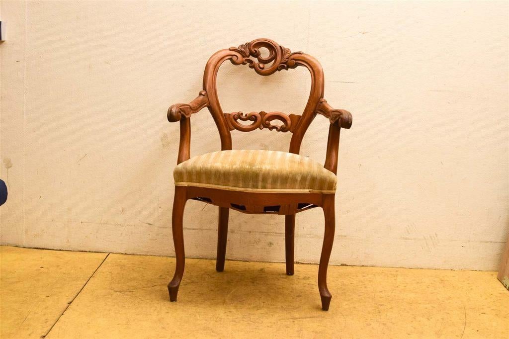 1 stoel 44980, Gebruikt, Bruin, Ophalen of Verzenden, Vijf, Zes of meer stoelen