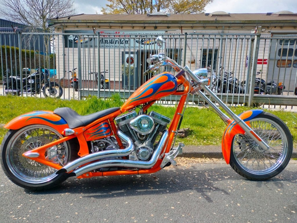 oranje Chopper te koop - Saxon Warlord 1600cc, Niet ingevuld, 2 cilinders, 1600 cc, Chopper