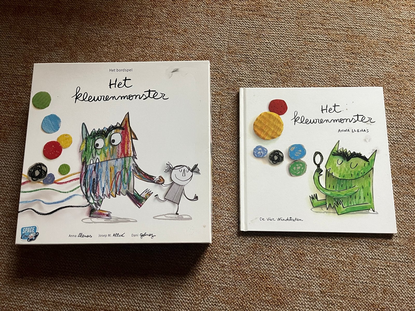 Het Kleurenmonster: Bordspel en Boek - Zo goed als nieuw, Een of twee spelers, Ophalen of Verzenden, Zo goed als nieuw