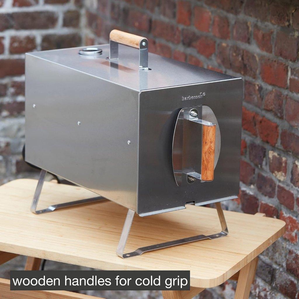Barbecook Otto 2.0 - Rookoven - Elektrisch - RVS - 51x26x41c, Ophalen, Zo goed als nieuw, Weber
