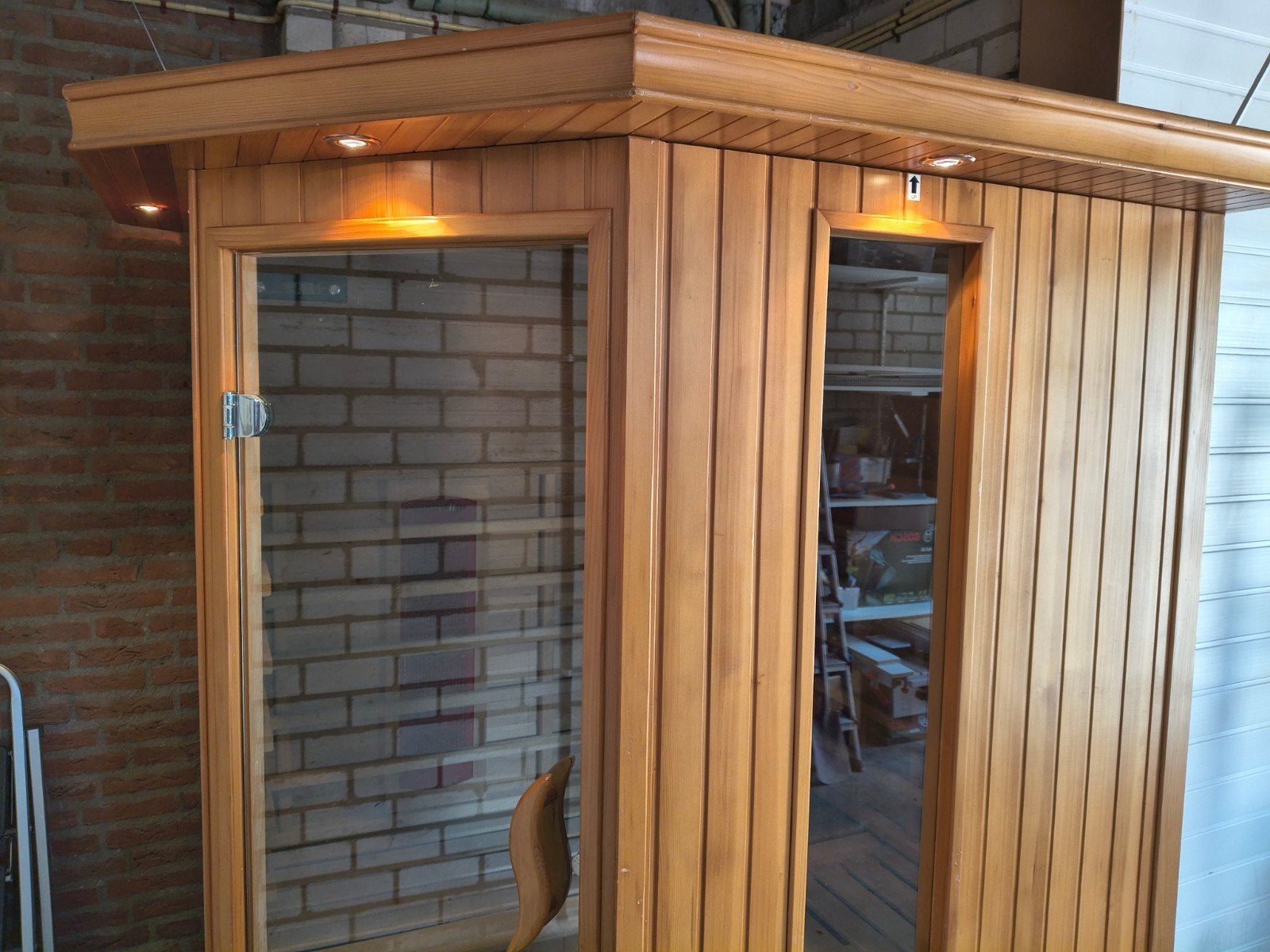 infraroodsauna, Ophalen, Gebruikt, Infrarood, Complete sauna