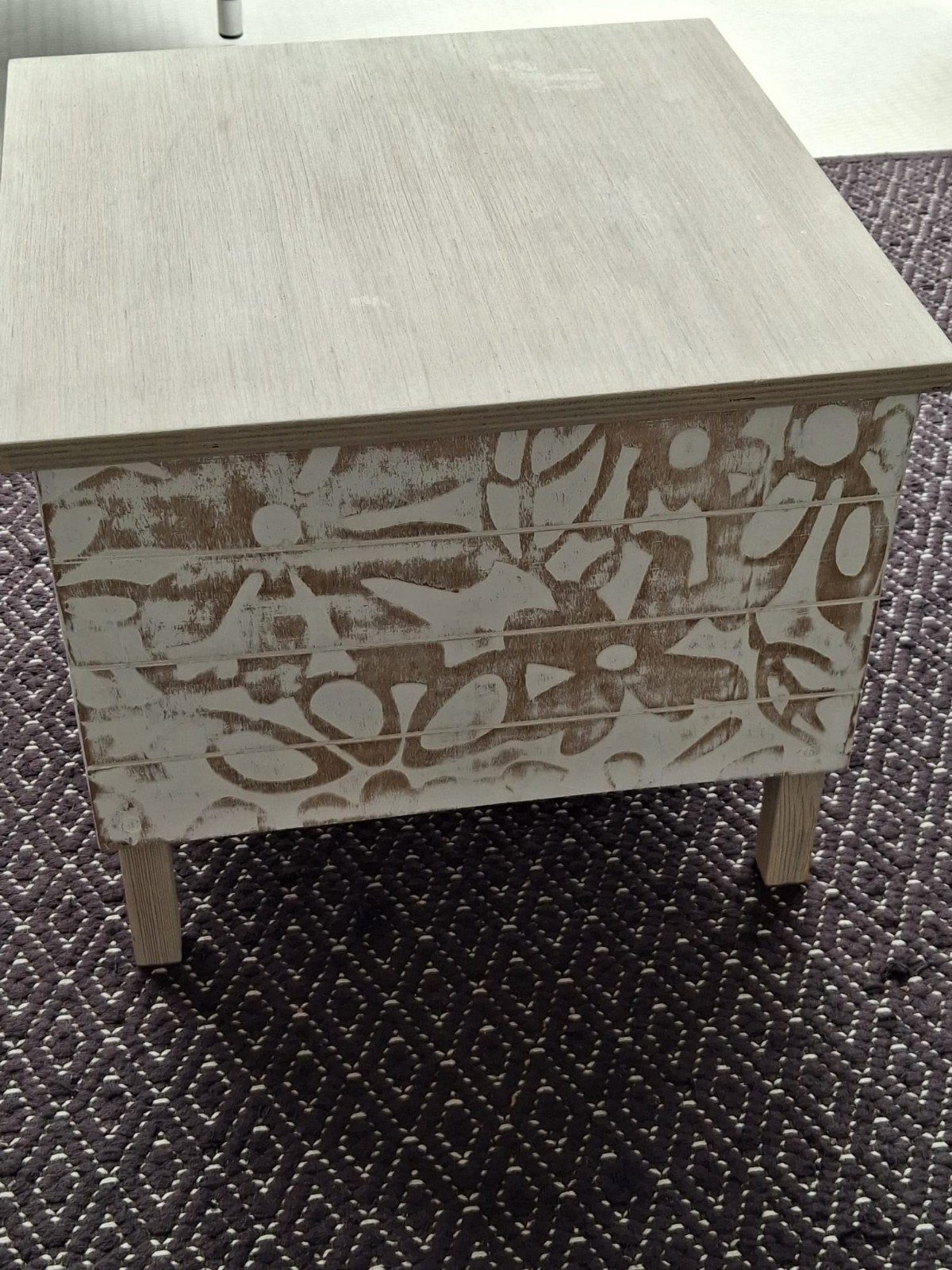 Tuin Balkon tafeltje, Ophalen, Gebruikt, Vierkant, Decoratief, modern