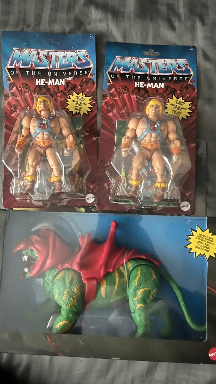 1 he man en  1 battle cat te koop, Ophalen of Verzenden, Zo goed als nieuw