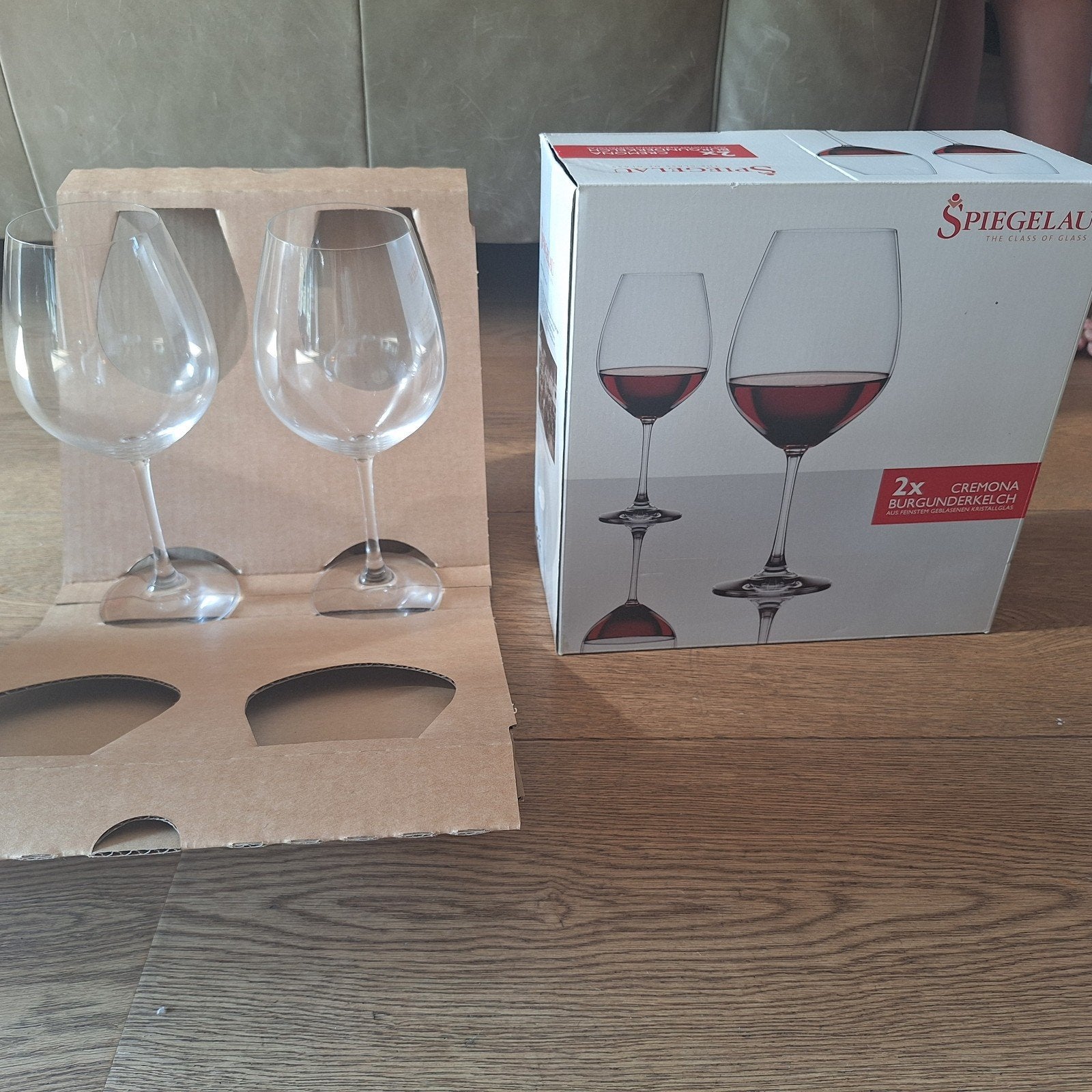 Spiegelau Cremona Bourgondische wijnglazen - 4 stuks, Glas of Glazen, Overige merken, Nieuw, Ophalen of Verzenden