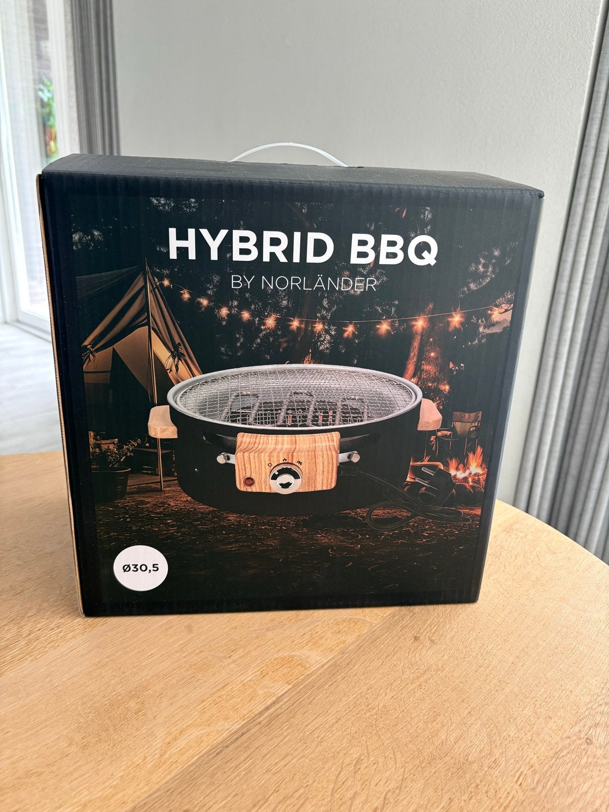 Norländer Hybride BBQ - Elektrisch & Houtskool, Ophalen of Verzenden, Nieuw