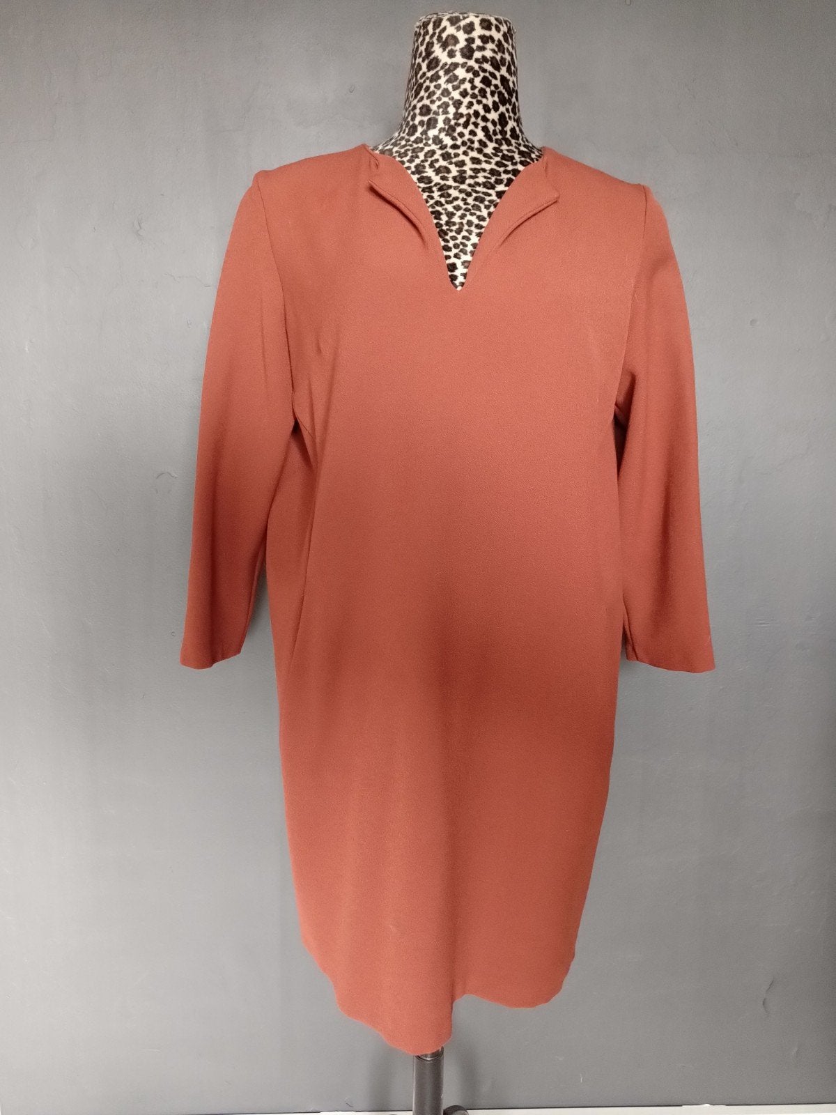 Essentiel Antwerp winterjurk maat 38, dikke stof, Kleding | Dames, Jurken, Maat 38/40 (M), Verzenden, Oranje, Essentiel Antwerp