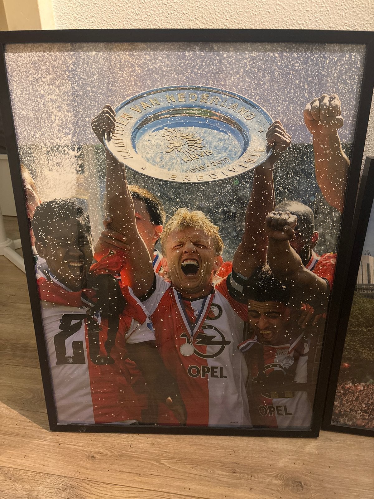 Feyenoord kampioensfoto's - ingelijst, Ophalen, 50 – 75, Gebruikt, Foto of Poster