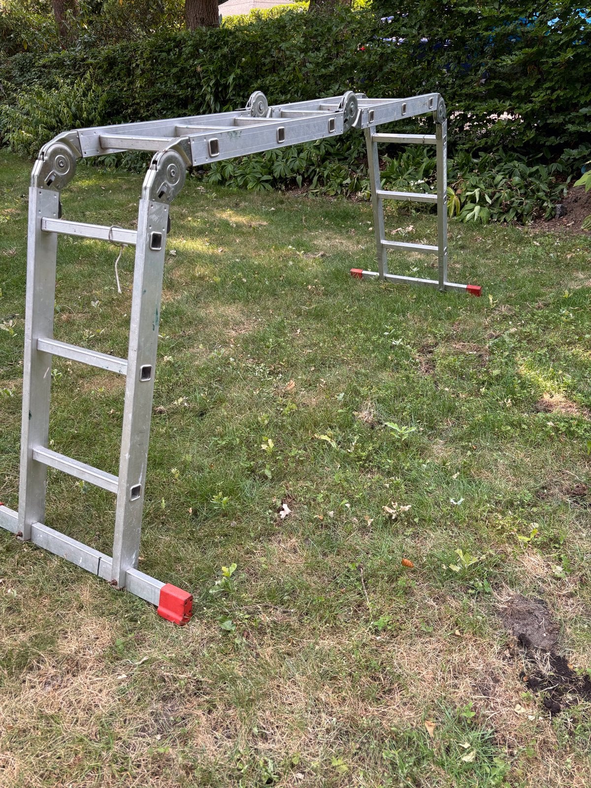 Multifunctionele aluminium vouwladder, Ophalen, Gebruikt, Ladder, Opvouwbaar of Inschuifbaar