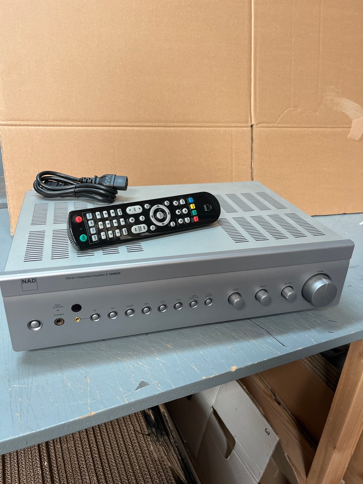 NAD C 326BEE Stereo Geïntegreerde Versterker met Afstandsbed, Overige merken, Verzenden, Zo goed als nieuw, 60 tot 120 watt